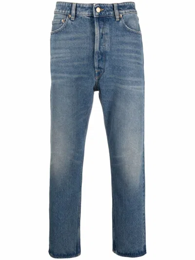 Golden Goose Men Denim Cotton Jeans In Blue