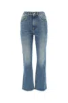 Golden Goose Embroidered Patch Cropped Jeans