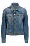 Golden Goose Denim Jacket Casual Jackets And Parka Blue