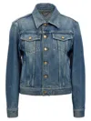 Golden Goose Denim Jacket Casual Jackets And Parka Blue