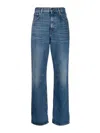 Golden Goose Kim Wide-leg Jeans Clothing In Blue