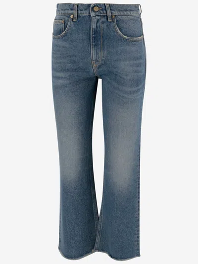 Golden Goose High-waisted Flared Denim Jeans In Blue