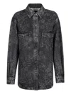 Golden Goose Denim Shirt In Black
