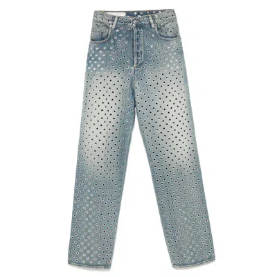 Golden Goose Denim Straight-leg Jeans In Multicolor