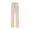 Golden Goose Kim Denim Sequin All-over In Beige