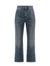 Golden Goose Deluxe Brand Women Derin New Cropped Flare Jeans With Back Logoed Patch
