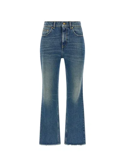 Golden Goose Deryn Stone-washed Jeans In Blue