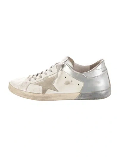 Pre-owned Golden Goose Designer Size 40 Sneakers In White