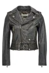 Golden Goose Leather Biker Jacket Clothing