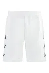 Golden Goose Diego Cotton Bermuda Shorts In White