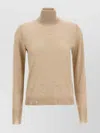 Golden Goose 'dilara' Ribbed Turtleneck Sweater With Long Sleeves