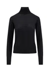 Golden Goose Regular Knit Turtleneck Light Wool Merino In Black