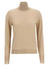 Golden Goose Dilara Turtleneck Sweater In Brown