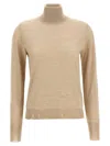 Golden Goose Dilara Turtleneck Sweater In Beige