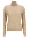Golden Goose Dilara Turtleneck Sweater In Brown