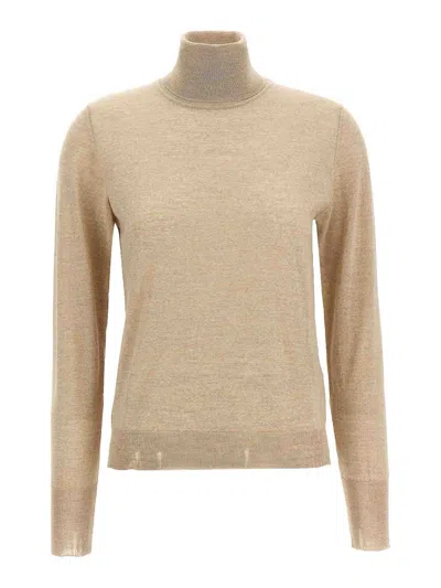 Golden Goose Dilara Turtleneck Sweater In Neutral