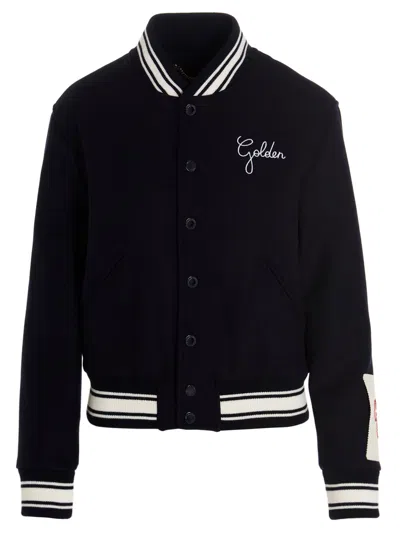 Golden Goose Dirce Bomber Jacket In Black