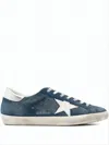Golden Goose Sneakers Low-top Super-star In Suede In White