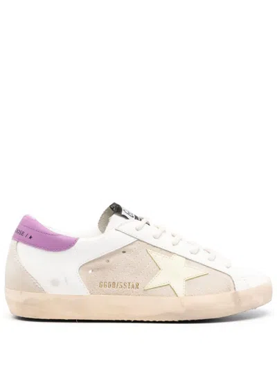 GOLDEN GOOSE GOLDEN GOOSE DISTRESSED CALF LEATHER SUPERSTARS.