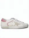 Golden Goose Distressed Canvas Low-top Sneakers With Signature Star In Multi