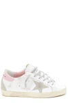 Golden Goose Distressed Canvas Sneakers In Multi