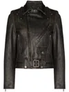 Golden Goose Distressed Effect Jacket In Black