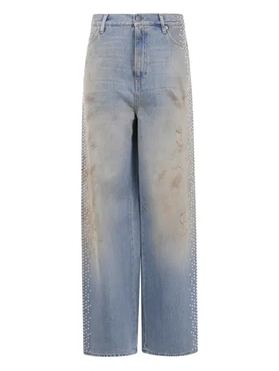 Golden Goose Distressed-effect Jeans In Blue