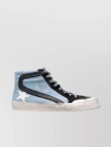 GOLDEN GOOSE DISTRESSED LEATHER HIGH-TOP SNEAKERS