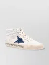 Golden Goose Distressed Leather Sequin Sneakers