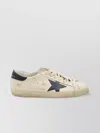 Golden Goose Superstar Sneakers In Beige Leather In Yellow