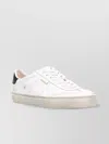 Golden Goose 'matchstar' White Low Top Sneakers With Logo Patch On The Tongue And Contrasting Heel With Logo