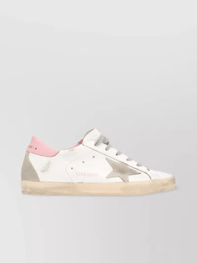 Golden Goose Distressed Low-top Sneakers Star Detail In White