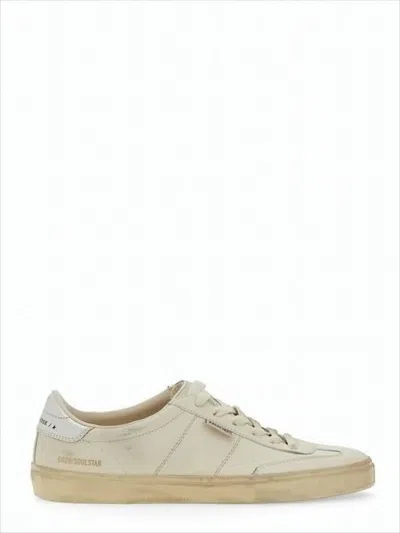 Golden Goose Distressed Low-top Sneakers With Metallic Accents In Multi