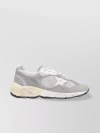 Golden Goose Deluxe Dad-star Silver Low Top Sneaker In Grey