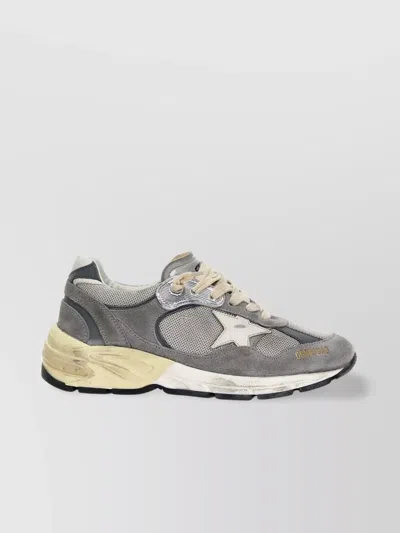 Golden Goose 'distressed Mesh Suede Dad Sneakers' In Neutrals