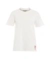 Golden Goose Short-sleeved T-shirt With Sparkling Embellishments In White