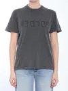 Golden Goose Distressed T-shirt In Grey