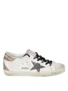 Golden Goose Distressed White Leather Low-top Sneakers In White