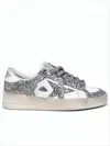 Golden Goose Distressed White Leather Low-top Sneakers In White