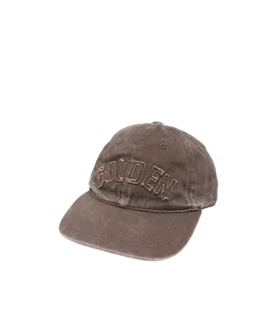 Golden Goose Distressed-effect Baseball Cap In Brown