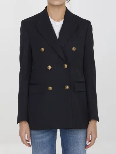 Golden Goose Diva Double-breasted Blazer In Blue