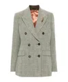 Golden Goose Diva Jackets Green In Gray
