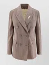 Golden Goose Double-breasted Feather-detail Jacket