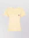 Golden Goose Doris Crew Neck T-shirt With Whipstitch Trim