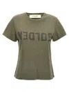 Golden Goose Deluxe Brand Army Green Cotton Doris T Shirt