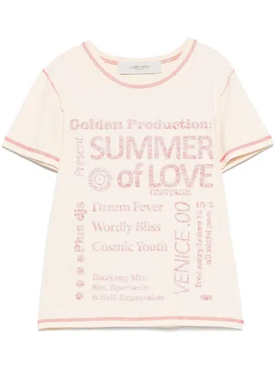 Golden Goose Doris T-shirt In Red