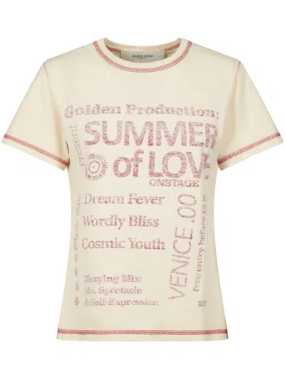 GOLDEN GOOSE GOLDEN GOOSE DELUXE BRAND GRAPHIC T-SHIRT
