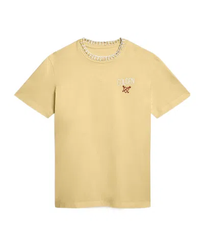 Golden Goose Doris Whipstitch-trim T-shirt In White
