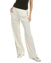 Golden Goose Wide-leg Track Pants With Graphic Star Motifs In White