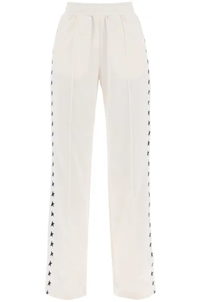 GOLDEN GOOSE GOLDEN GOOSE DOROTEA TRACK PANTS WITH STAR BANDS